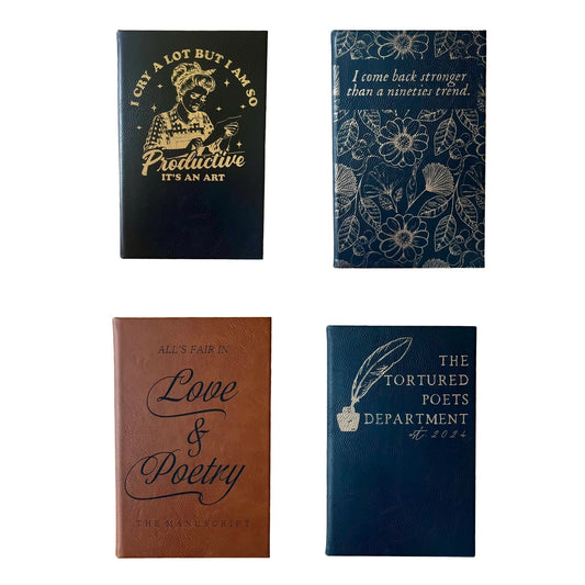 Various Taylor Swift inspired journals