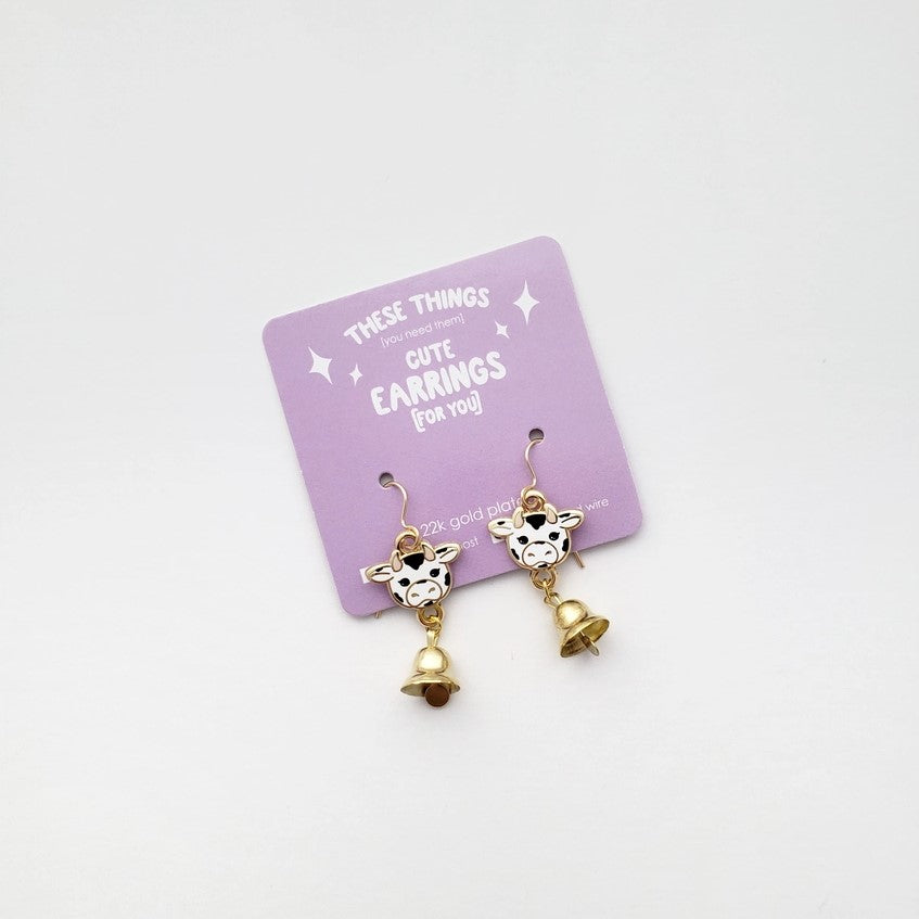 Moo Cow Earrings