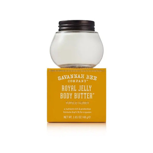 Jar of tupelo honey scented body butter