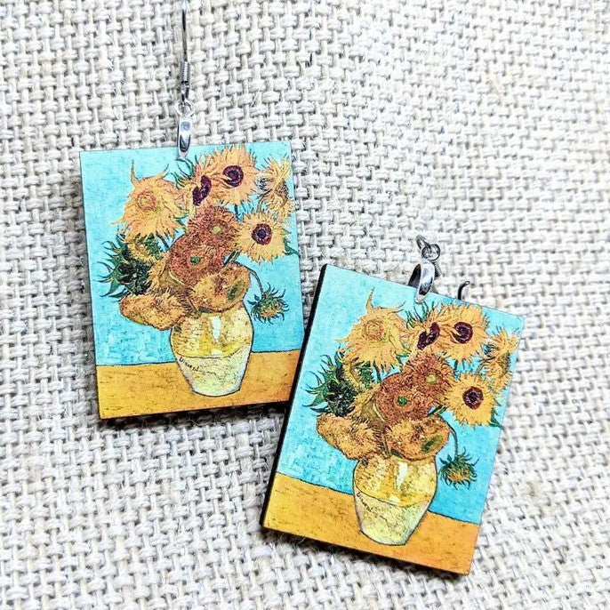 Van Gogh Sunflowers Earrings