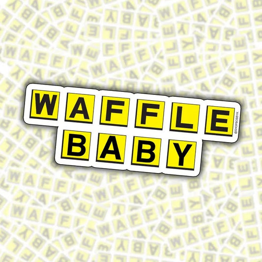 Waffle Baby Sticker