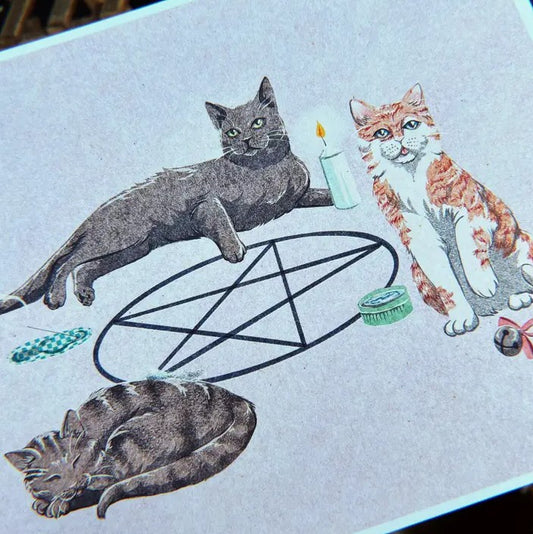 Coven Cats 5x7 Print