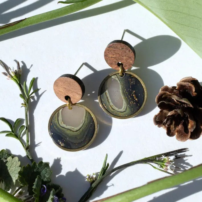 Simple Agate Earrings