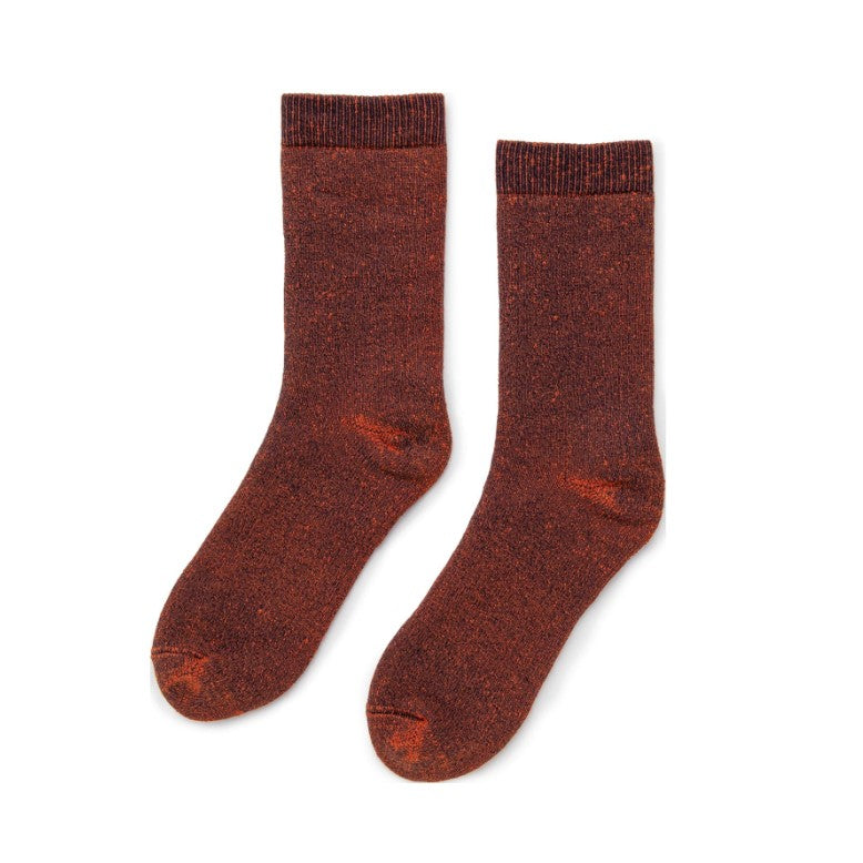 maroon colored thick socks