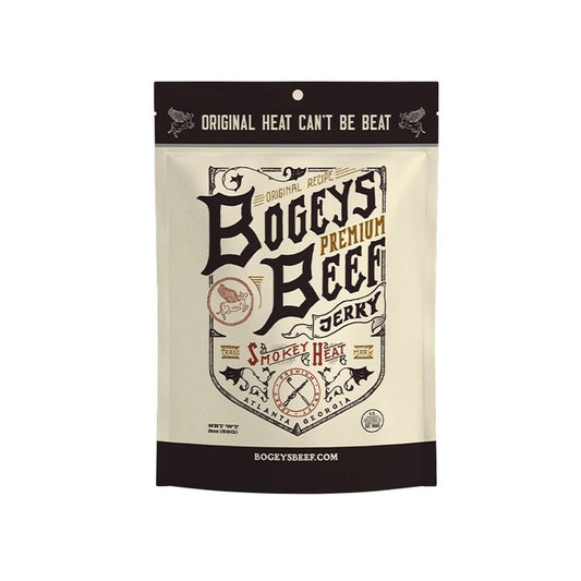 Bogey's Beef Jerky packaging