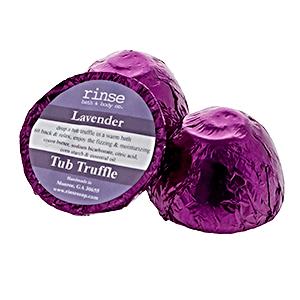 lavender tub truffle from rinse bath and body