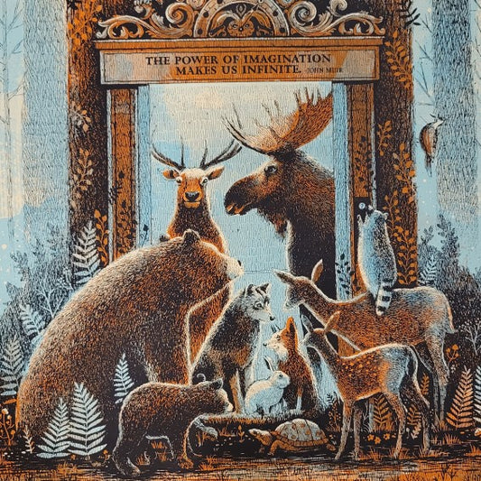 Elevator Animals Print